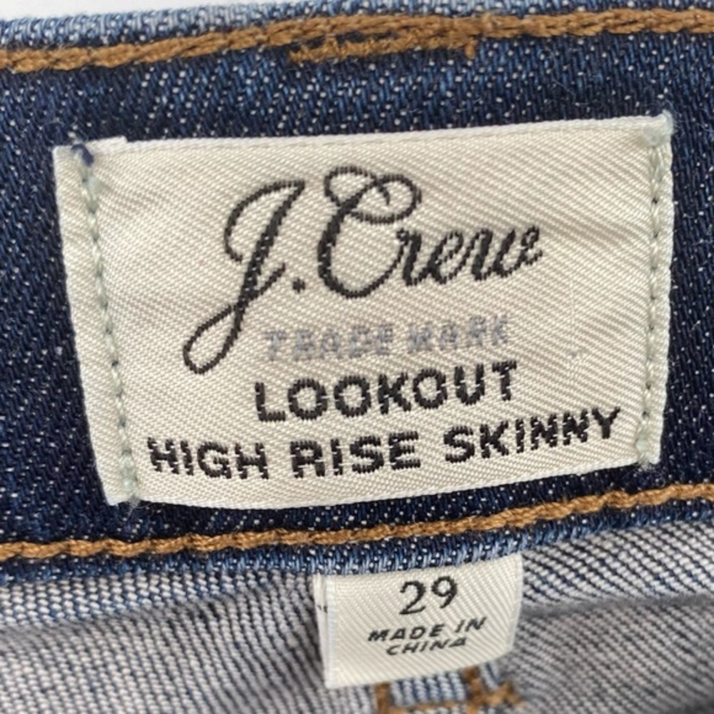 J CREW I Skinny Jean Lookout High Rise Size 29 - Picture 6 of 13